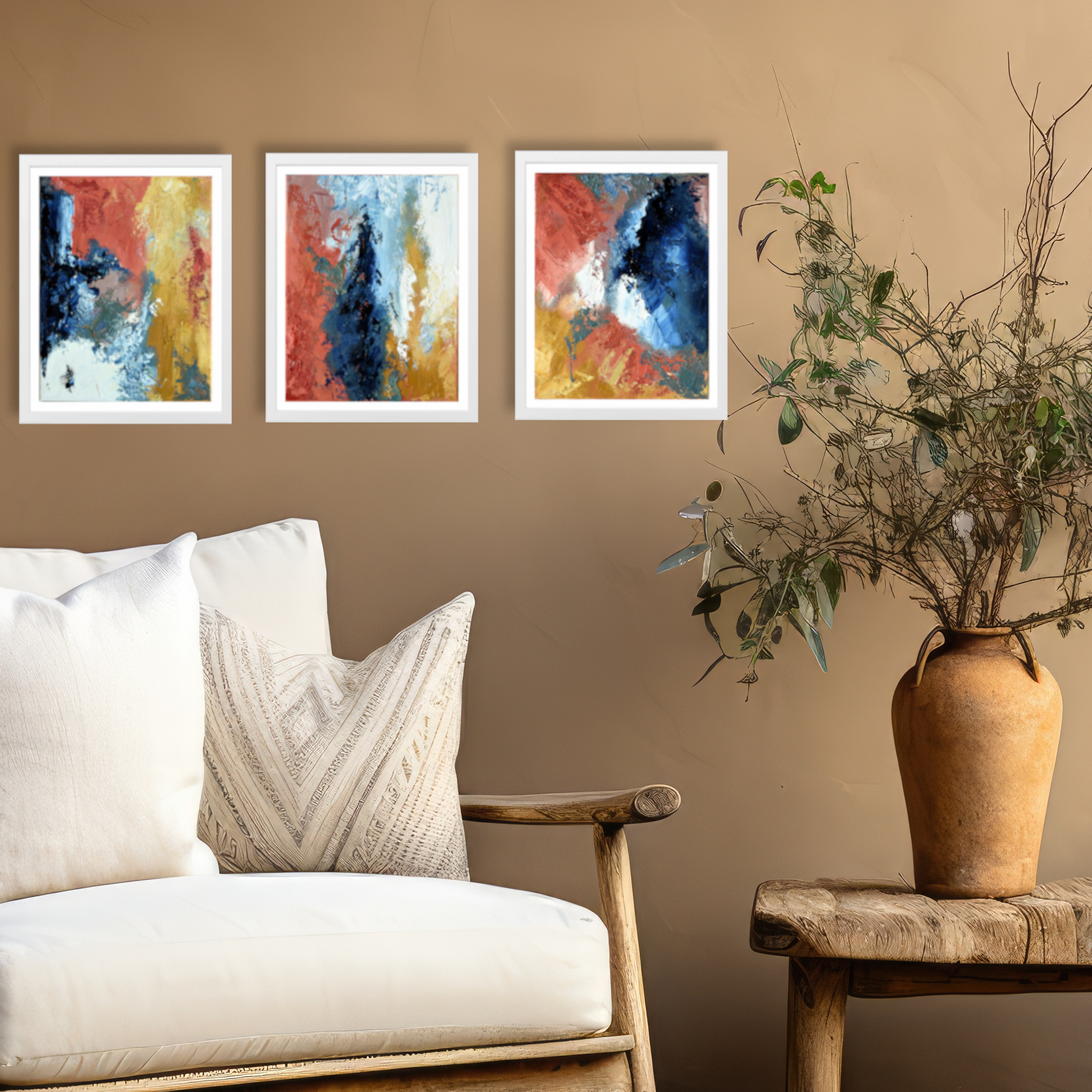 La Celeste, Abstract painting by Palette and Strokes
